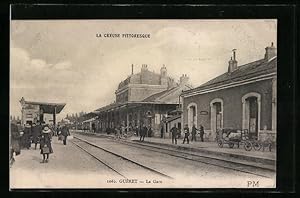 Ansichtskarte Guéret, La Gare