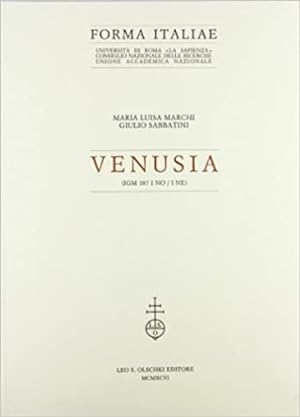 Immagine del venditore per Venusia. (IGM 187 I NO / I NE). venduto da FIRENZELIBRI SRL