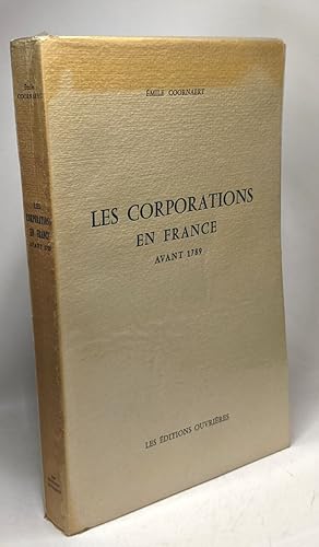 Image du vendeur pour Les corporations en France avant 1789 mis en vente par crealivres