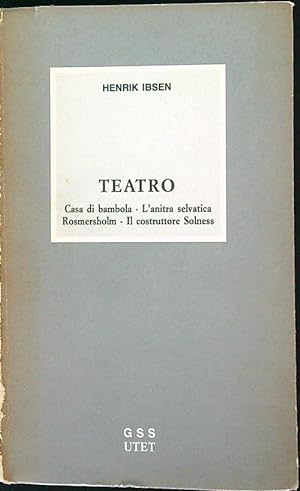 Seller image for Teatro for sale by Librodifaccia