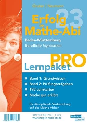 Immagine del venditore per Erfolg im Mathe-Abi 2023 Lernpaket 'Pro' Baden-Wrttemberg Berufliche Gymnasien, 4 Teile venduto da AHA-BUCH GmbH