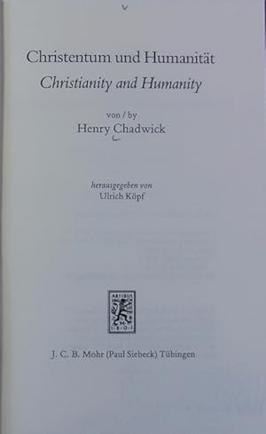 Seller image for Christentum und Humanitt : [Lucas-Preis 1991]. for sale by Antiquariat Bookfarm