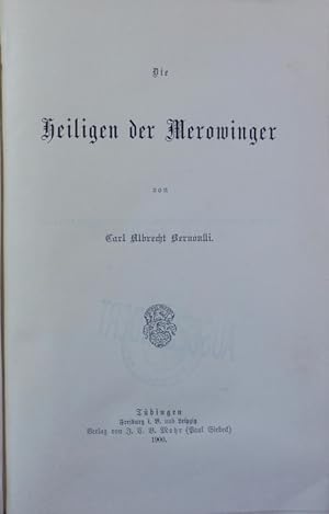 Immagine del venditore per Heiligen der Merowinger. venduto da Antiquariat Bookfarm