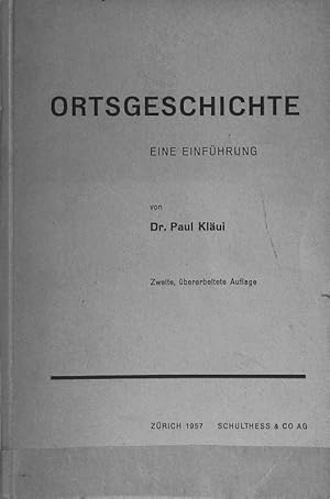 Imagen del vendedor de Ortsgeschichte : Eine Einfhrung. a la venta por Antiquariat Bookfarm