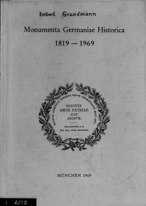 Bild des Verkufers fr Monumenta Germaniae Historica : 1819 - 1969. zum Verkauf von Antiquariat Bookfarm