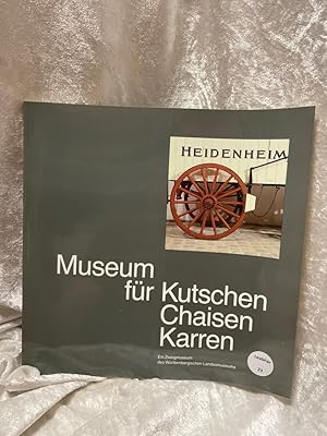 Seller image for Museum fr Kutschen, Chaisen, Karren : ein Zweigmuseum des Wrttembergischen Landesmuseums for sale by Antiquariat Jochen Mohr -Books and Mohr-