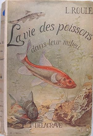 Imagen del vendedor de La vie des poissons dans leur milieu. a la venta por Philippe Lucas Livres Anciens