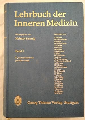 Bild des Verkufers fr Lehrbuch der Inneren Medizin Band 1. zum Verkauf von KULTur-Antiquariat