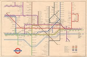 London Transport - Diagram of lines [January 1950 - 449/858M/500,000