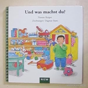 Seller image for Und was machst du? bersetzt von Walburga Ringelspacher. Utrecht, NIZW, 1992. Kl.-4to. Durchgngig farbig illustriert von Dagmar Stam. 24 S. Farbiger Or.-Pp. (ISBN 9059573099). for sale by Jrgen Patzer