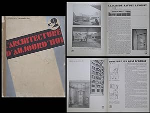 L'ARCHITECTURE D'AUJOURD'HUI n°2 1930 LE CORBUSIER, VILLA SAVOYE, ROUX SPITZ
