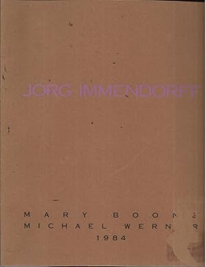 Image du vendeur pour Jorg Immendorff (4 February to 25 February 1984) mis en vente par Bookfeathers, LLC