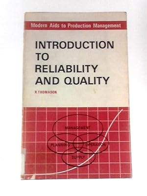 Bild des Verkufers fr An Introduction to Reliability and Quality zum Verkauf von World of Rare Books