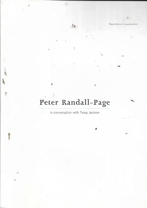 Seller image for Peter Randall: In Conversation with Tessa Jackson for sale by Bookfeathers, LLC