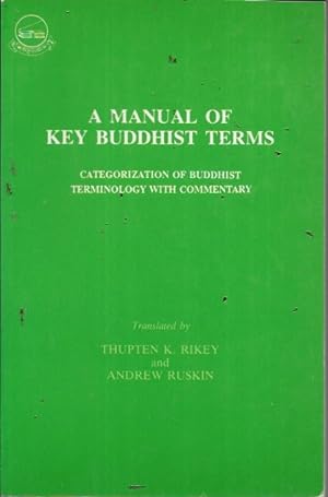 Bild des Verkufers fr A Manual of Key Buddhist Terms: Categorization of Buddhist Terminologies with Commentary (New Delhi: 1992) zum Verkauf von Bookfeathers, LLC