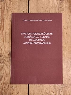 Bild des Verkufers fr LEMAS HERLDICOS Y NOTICIAS GENEALGICAS DE ALGUNOS LINAJES CNTABROS. zum Verkauf von Carmen Alonso Libros