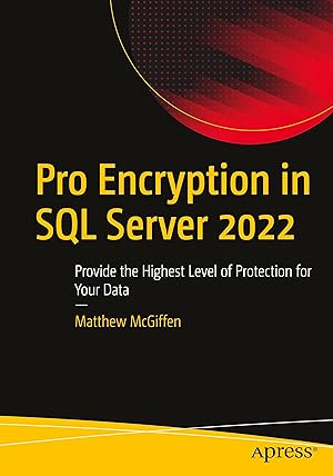 Image du vendeur pour Pro Encryption in SQL Server 2022 mis en vente par moluna