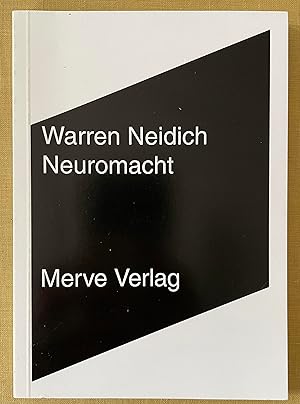 Bild des Verkufers fr Neuromacht. Kunst im Zeitalter des kognitiven Kapitalismus. Aus dem Englischen von Jan Georg Tabor. zum Verkauf von Antiquariat Cassel & Lampe Gbr - Metropolis Books Berlin