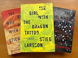 Seller image for The Girl With The Dragon Tattoo, The Girl Who Played With Fire, The Girl Who Kicked the Hornet's Nest for sale by Scene of the Crime, ABAC, IOBA