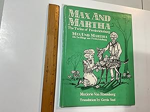 Seller image for Max and Martha: The twins of Fredericksburg = Max und Martha : die Zwillinge aus Fredericksburg for sale by Old Lampasas Post Office Books