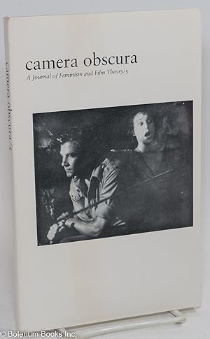 Image du vendeur pour Camera obscura; a journal of feminism and film theory / 5 (1980) mis en vente par Bolerium Books Inc.