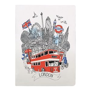 Seller image for London Handmade Silkscreened Journal for sale by GreatBookPrices