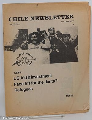 Chile Newsletter: Vol. 3 No. 1, Feb.-Mar. 1976