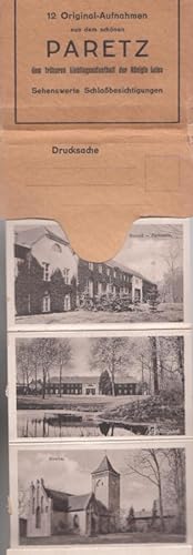 Immagine del venditore per 12 Original-Aufnahmen aus dem schnen Paretz, dem frheren Lieblingsaufenthalt der Knigin Luise. venduto da Antiquariat Carl Wegner