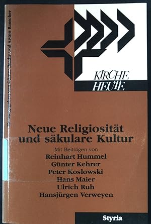 Bild des Verkufers fr Neue Religiositt und skulare Kultur. Kirche heute ; 2 zum Verkauf von books4less (Versandantiquariat Petra Gros GmbH & Co. KG)