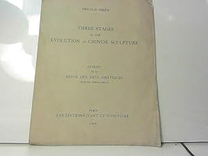 Seller image for three stages in the evolution of chinese sculpture for sale by JLG_livres anciens et modernes