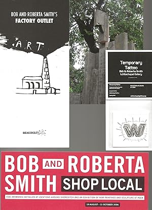 Bild des Verkufers fr Bob and Roberta Smith - a collection of 4 invitations / documents zum Verkauf von The land of Nod - art & books