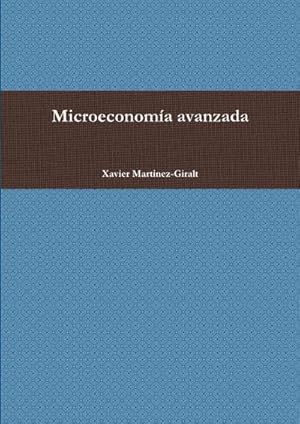 Imagen del vendedor de Microeconoma avanzada a la venta por AHA-BUCH GmbH