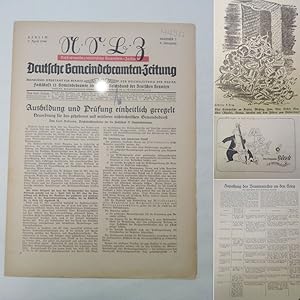 Seller image for Deutsche Gemeindebeamten-Zeitung. Fachschaft "Gemeindeverwaltungen" im Reichsbund der Deutschen Beamten. 9. Jahrgang Nr. 7 vom 7. April 1940 for sale by Galerie fr gegenstndliche Kunst
