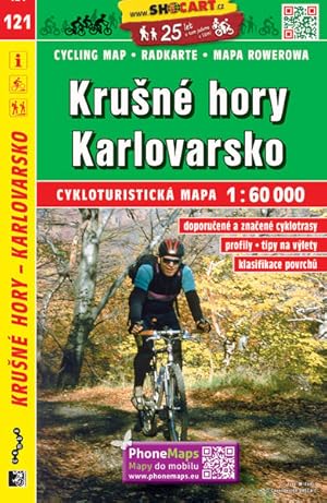 Bild des Verkufers fr Kru?n hory, Karlovarsko / Erzgebirge, Karlsbad (Radkarte 1:60.000) (SHOCart Radkarte 1:60.000 Tschechien, Band 121) zum Verkauf von Studibuch