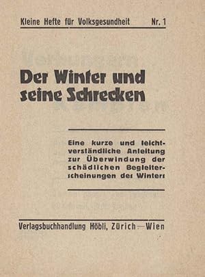 Bild des Verkufers fr Der Winter und seine Schrecken. zum Verkauf von Georg Fritsch Antiquariat
