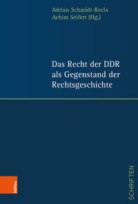 Seller image for Das Recht der DDR als Gegenstand der Rechtsgeschichte. (Jenaer Schriften zum DDR Recht, Band 1). . for sale by Antiquariat Bergische Bcherstube Mewes