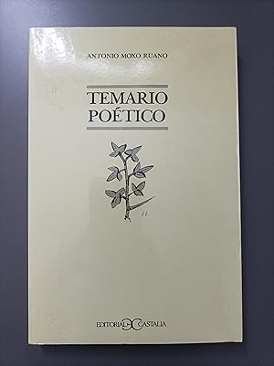 Bild des Verkufers fr (Dedicado) Temario potico. - Mox Ruano, Antonio. zum Verkauf von MUNDUS LIBRI- ANA FORTES