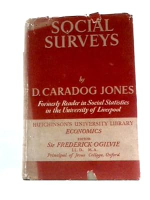 Imagen del vendedor de Social Surveys a la venta por World of Rare Books
