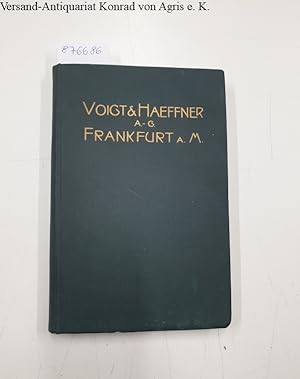 Voigt & Haeffner Aktiengesellschaft Frankfurt A.M. : Spezialfabrik elektr. Starkstromapparate : A...