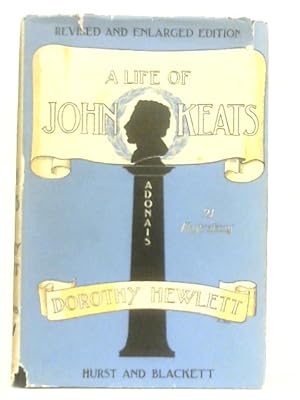 Bild des Verkufers fr A Life of John Keats zum Verkauf von World of Rare Books