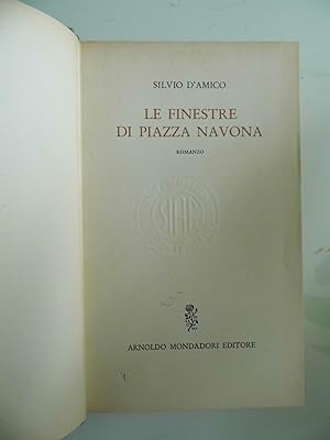 Seller image for LE FINESTRE DI PIAZZA NAVONA for sale by Historia, Regnum et Nobilia