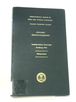 Bild des Verkufers fr Organic Photochemistry zum Verkauf von World of Rare Books