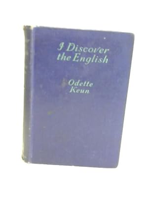 Imagen del vendedor de I Discover the English a la venta por World of Rare Books