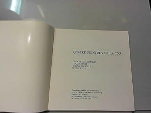 Seller image for quatre peintres et le TNS (1981) for sale by JLG_livres anciens et modernes