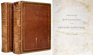 A Dictionary Of The English Language. In Which The Words are deduced from their Originals, And Il...