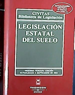 Bild des Verkufers fr Legislacin estatal del suelo zum Verkauf von Librera La Candela