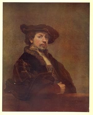 HIS OWN PORTRAIT after REMBRANDT