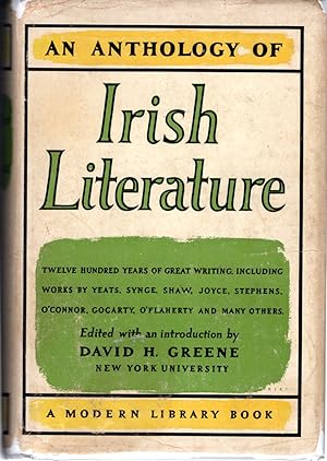 Imagen del vendedor de An Anthology of Irish Literature a la venta por Dorley House Books, Inc.