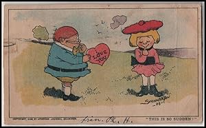 Seller image for romance postcard: This is So Sudden for sale by Mobyville