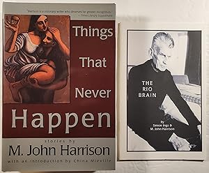 Bild des Verkufers fr THINGS THAT NEVER HAPPEN & THE RIO BRAIN booklet [Signed, Limited Edition] zum Verkauf von Jerry Prosser, Bookseller